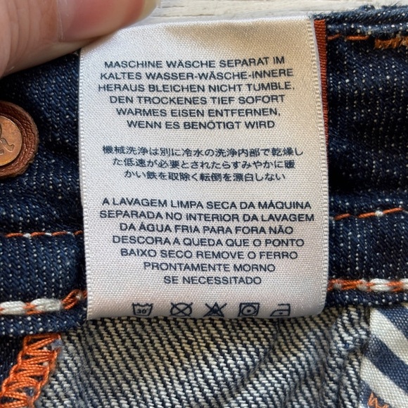 Rock Revival Noelie Jeans 26 Dark WAsh Low Rise - Picture 10 of 13